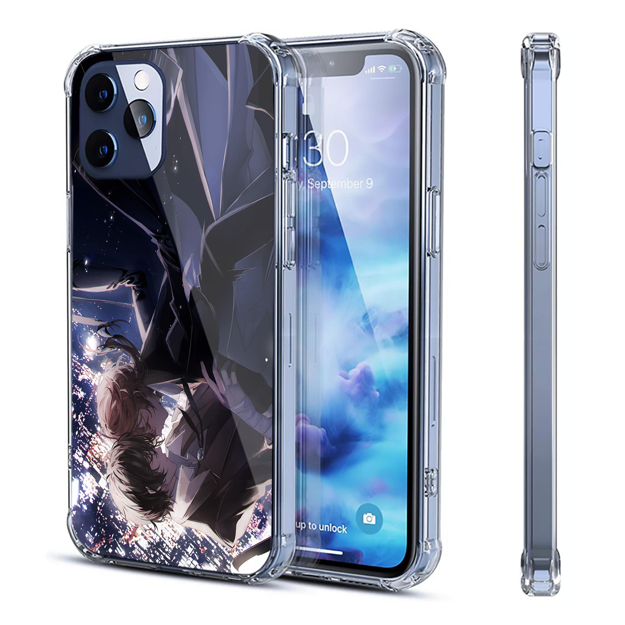 （画像用） 文豪ストレイドッグス Bungo Stray Dogs 【iPhone 12シリーズ対応】透明スマホケース（クリアソフトケース）